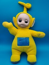Plüsch Teletubbies Laa-Laa  gelb Stofftier mit Schlafaugen ca. 37cm gut