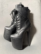 Plateau High Heels Schwarz
