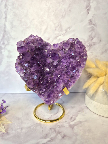 Herz amethyst geode 15kg - herz,