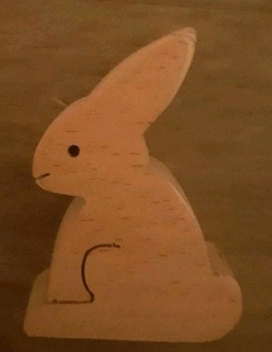 Hase holz dekoration - hase,