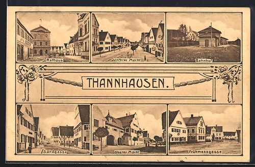Thannhausen schwaben - ak, /