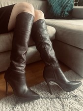 Buffalo Damen Overknee Stiefel