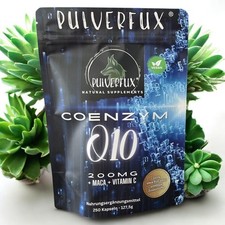 250 Coenzym Q10 Kapseln 200mg Vegan ohne Zusatz- oder Füllstoffe ⭐Laborgeprüft