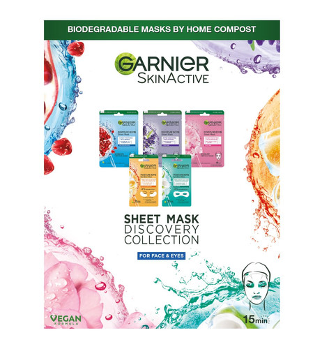 Garnier tuchmasken set - garnier, tuchmasken-set