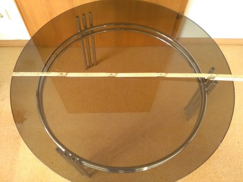 Runder glastisch - runder,