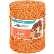 JUMBO Weidezaunlitze 1000m Elektrozaun Litze Weidezaunseil Weidezaun Zaun Niro