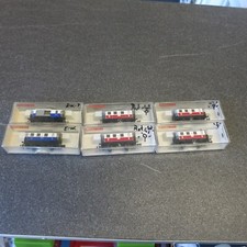 Fleischmann Spur N Personenwagen 8053, 8054, 2x8056 + 2x8056 K