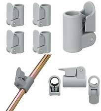 4 x Rohrschelle bis 22mm Rohrklemme Schelle Befestigung Vorhang, Vorzelt BWI