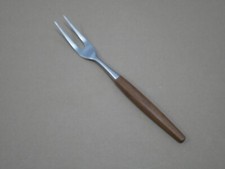 Vintage Dreizack Wüsthof Tranchierbesteck 60er Design Teak - Tranchiergabel 29cm