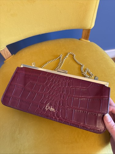 Biba burgund leder vintage - burgund,
