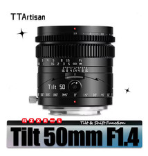 TTArtisan Vollformat-Neigungsobjektiv 50mm F1.4 Objektiv Manueller Fokus  -Nikon