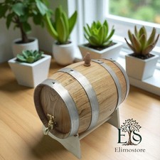 3 L Kastanienfass Holzfass Schnapsfass  Weinfass holz weinfässer messinghahn