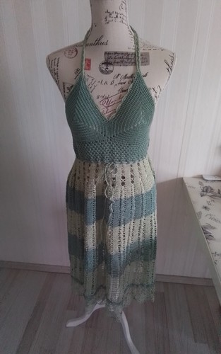 Häkel kleid sommer strand - kleid,