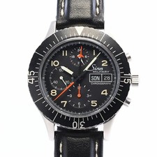 SINN Military Chronograph Modell 156.B Herren Armbanduhr Aus Japan G0810