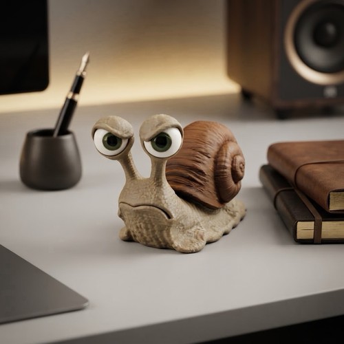 Frecher grumpy schnecke - grumpy,