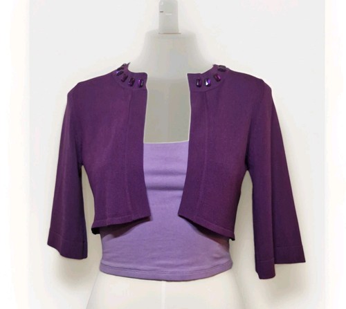 Lila y2k bolero s - lila, xs