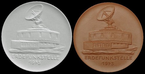 Postwesen porzellan medaille - postwesen:, porzellan-medaille