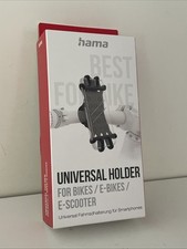 Hama E-Bike/Scooter/Roller Fahrrad Handyhalterung Flexibel Gummi