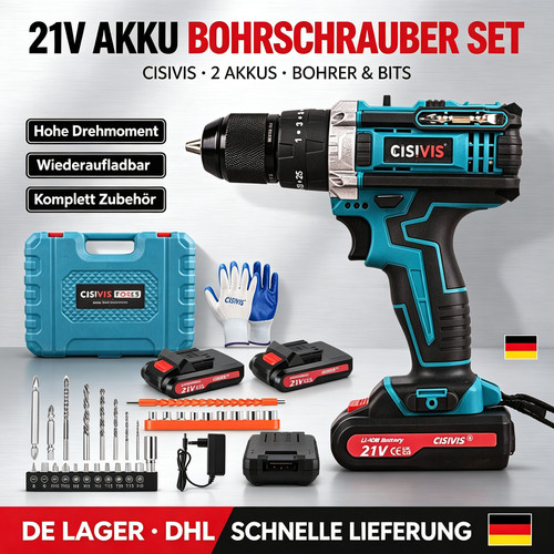 Cisivis 21v akku bohrschrauber - cisivis,