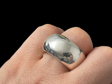 massiver breiter Silber Ring