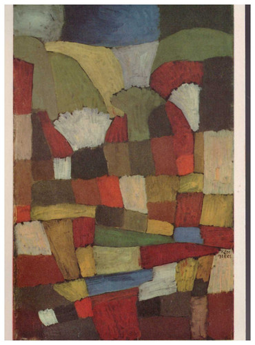 Ansichtskarte paul klee - ansichtskarte,