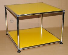 USM Haller Beistelltisch Tisch Druckertisch RAL 1004 Goldgelb  54x54x40cm