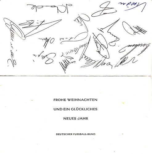 Weihnachtskarte dfb mit - dfb,