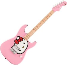 Squier by Fender Limited Edition Hello Kitty Stratocaster Pink aus Japan
