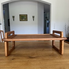 Teak Tablett Frühstück Tisch
