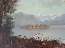 Ölgemälde "Abendstimmung am