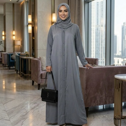 Marken chiffon abaya one size - chiffon,