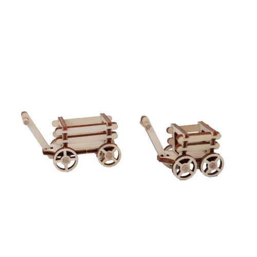 Handwagen aus holz 2 - handwagen,