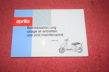 Betriebsanleitung Bedienungsanleitung Aprilia Amico 50 Motorroller sehr gut
