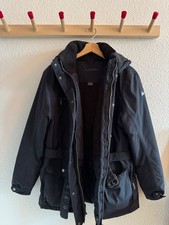 Schöffel Damen Gefütterter Funktionsparka Schwarz – Gr. 44– Wasserdi