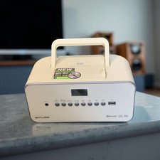 MUSE - M-30BTN PORTABLE BLUETOOTH RADIO CD/MP3 PLAYER MIT USB / CREAM