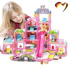 XXL Puppenhaus 4 Etagen Puppen