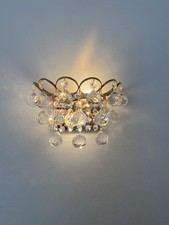 Wandlampe  Wandleuchte Lüster Wand Kristall
