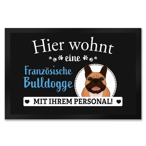 Hier wohnt eine französische - wohnt,