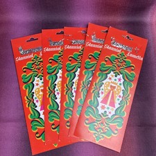 altes Stanniol Lametta Bleilametta 5x Silber Vintage