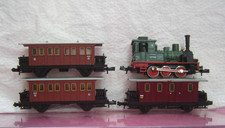 Trix N 4-teil. Personenzug m. Dampflok aus Set 1037 "Gebraucht"(146K)