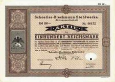Schoeller Bleckmann Stahlwerke 1940 Wien Ternitz Niederdonau Mürzzuschlag Steier