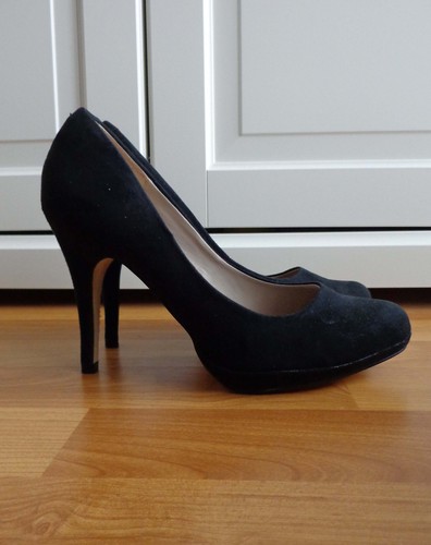 Schwarze plateau pumps - plateau-pumps, in