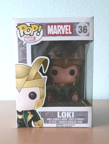 Funko pop marvel 36 loki - marvel,