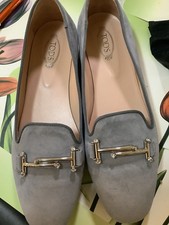 Tod's Gommino Gray Pebbled