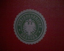 Siegelmarke Schiedsgericht  Dresden  