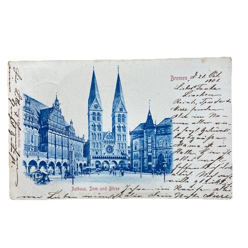 Postkarte bremen rathaus - postkarte,