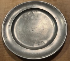 Zinnteller antik oder sehr alt insg. 3 Stück