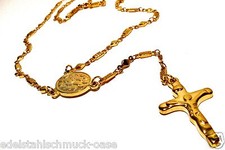 ROSENKRANZ HALSKETTE EDELSTAHL