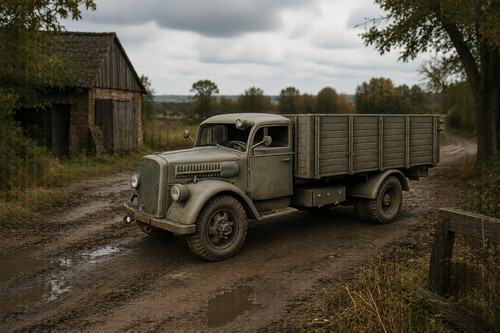 Opel blitz mit hoher pritsche - mit,