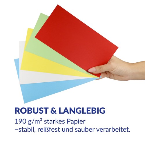 Moderationskarten 200 stk - moderationskarten,